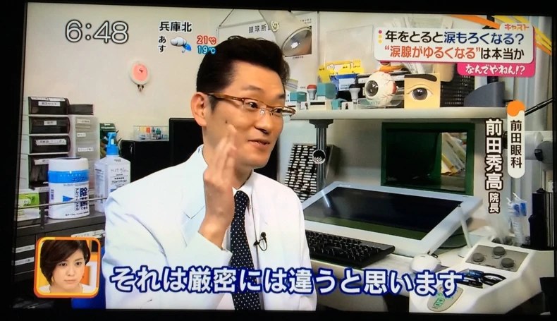 「キャスト」（朝日放送 6ch）出演時のスナップ写真（平成27年6月放送）